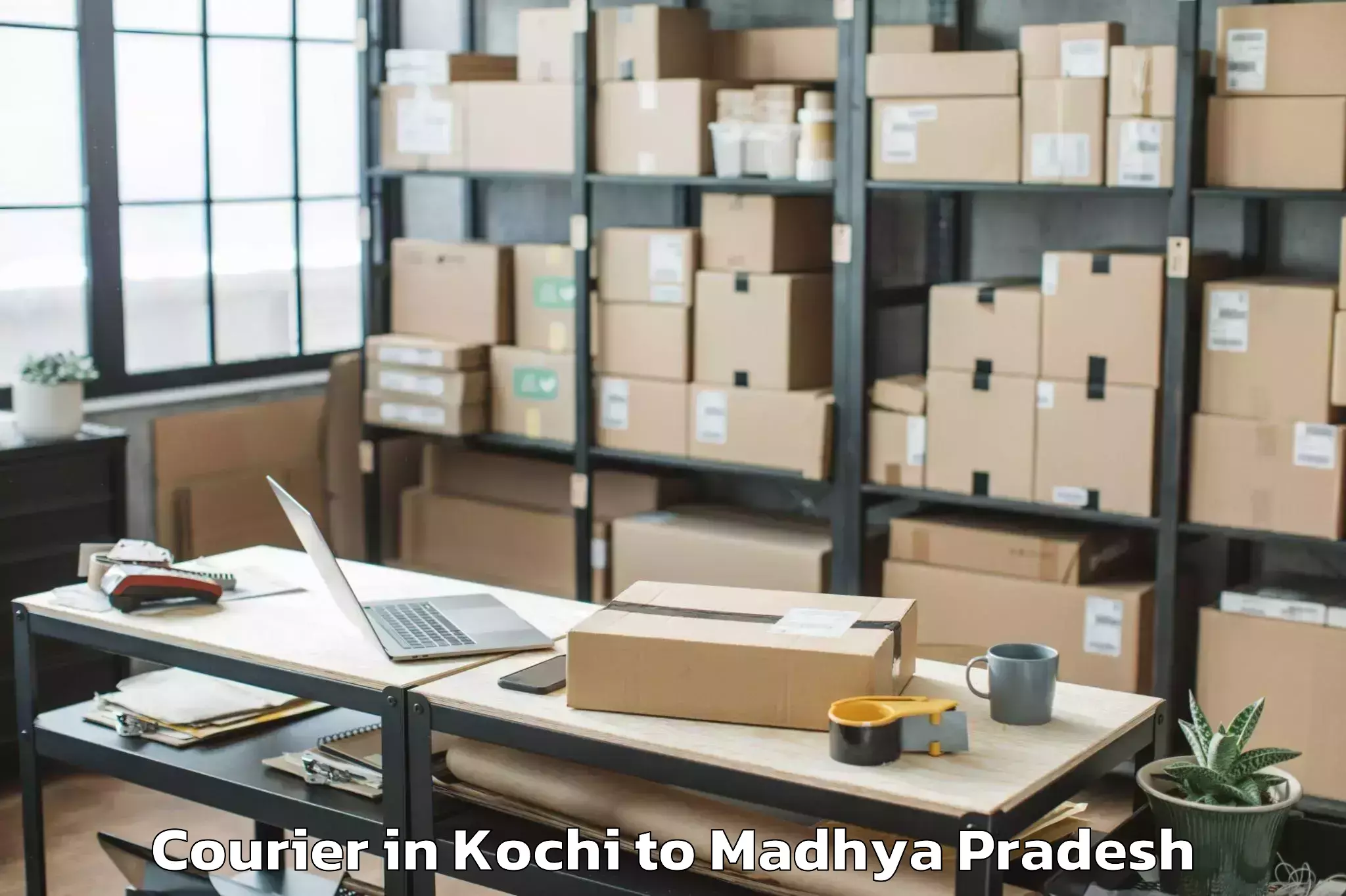 Easy Kochi to Bhind Courier Booking